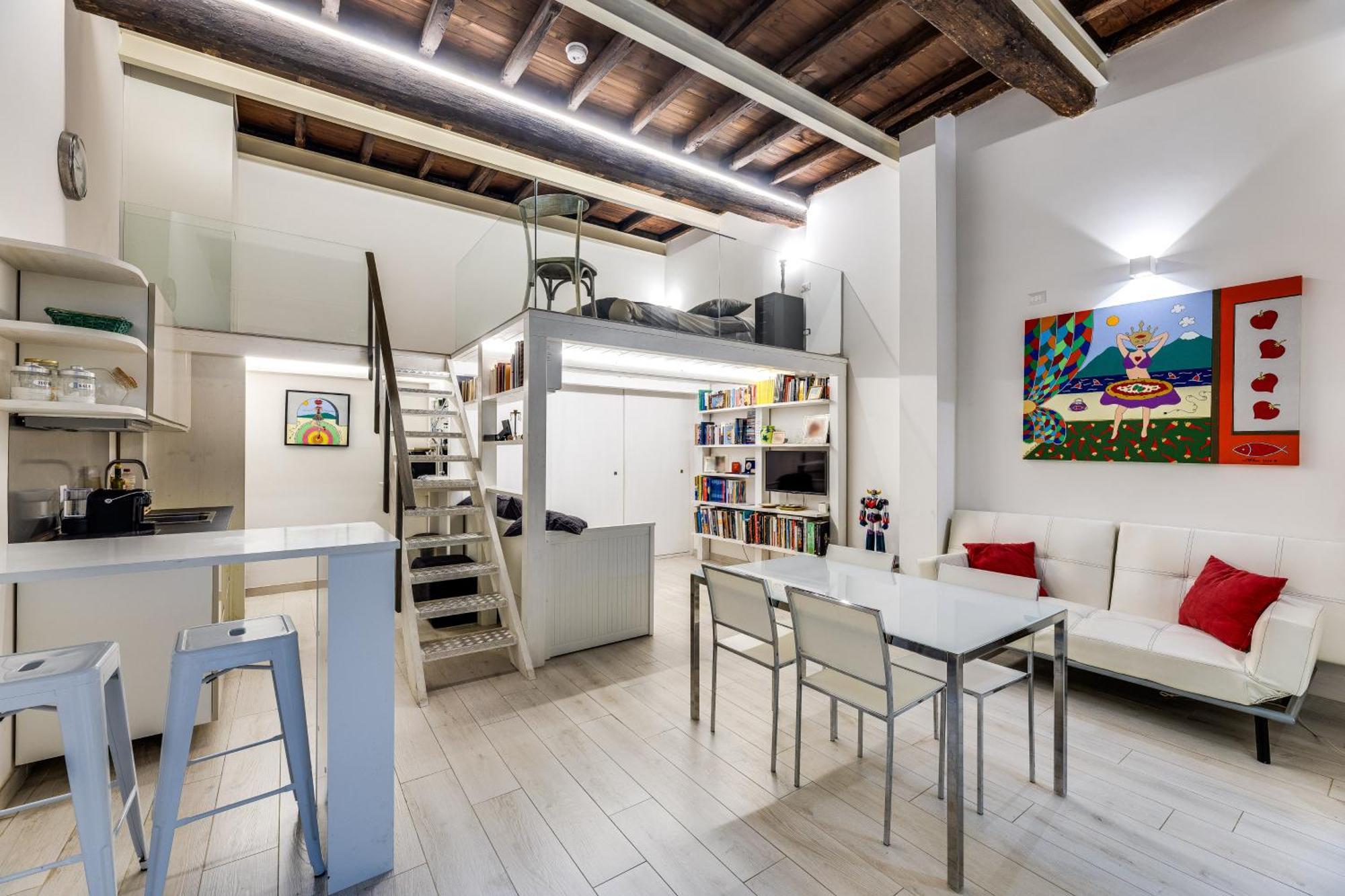 Rome Historic Center Cozy Loft Apartment ภายนอก รูปภาพ